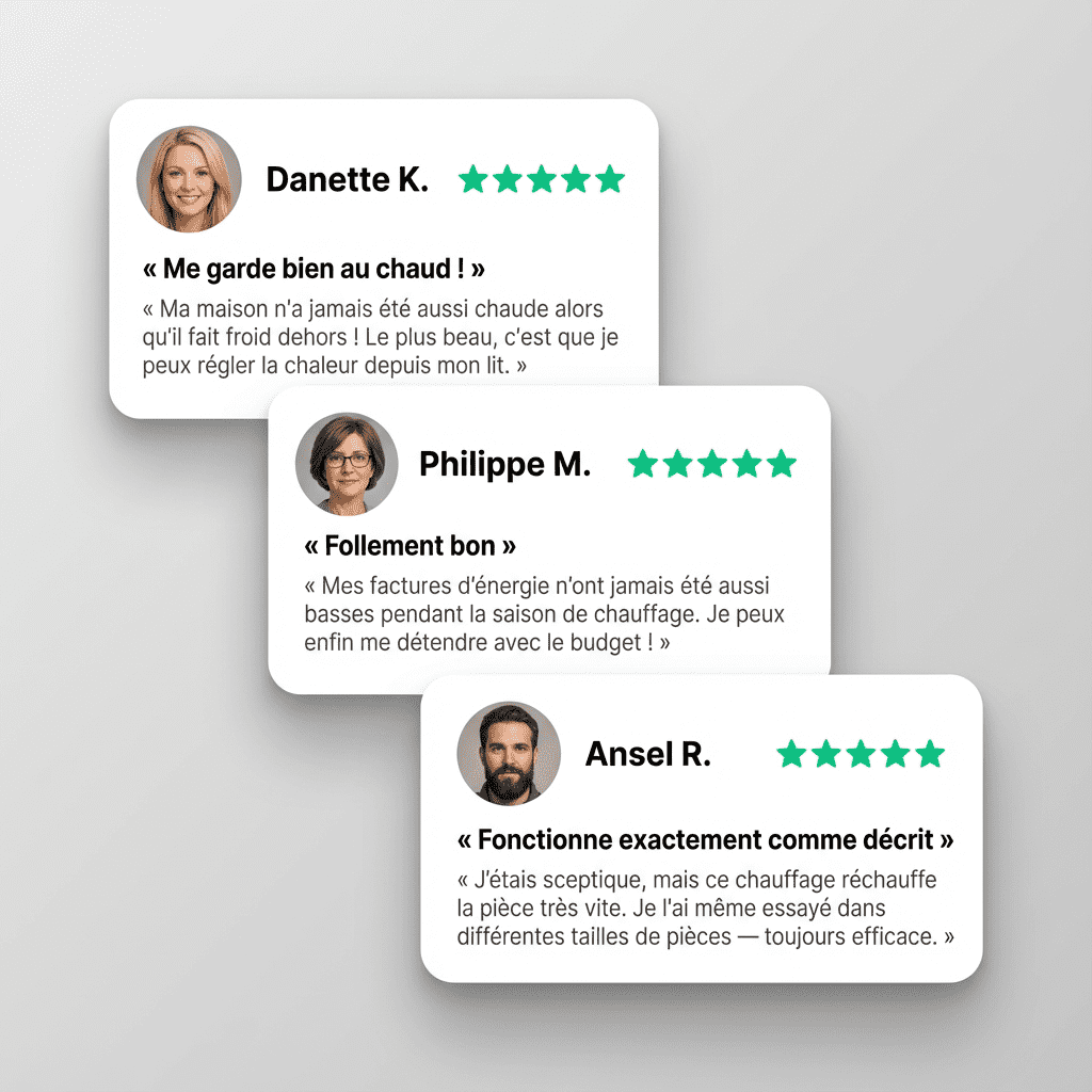 ZoraHeater™ – Chauffage Électrique Mural Compact