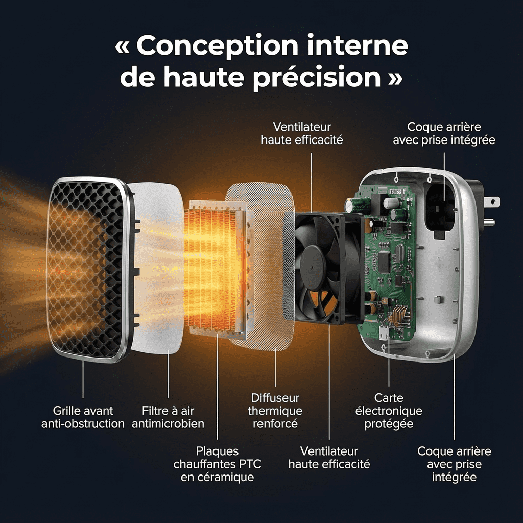 ZoraHeater™ – Chauffage Électrique Mural Compact