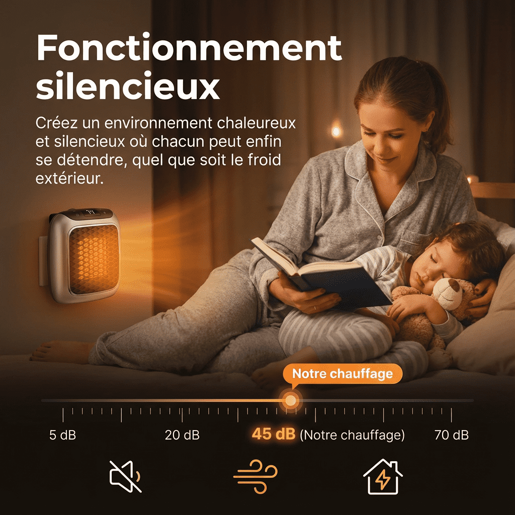 ZoraHeater™ – Chauffage Électrique Mural Compact