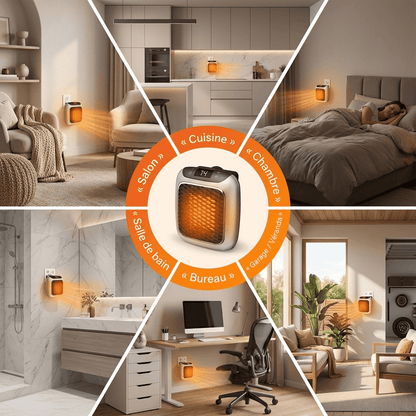 ZoraHeater™ – Chauffage Électrique Mural Compact